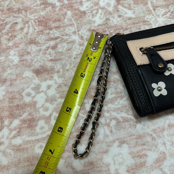 KENSIE Floral Golden Studded Wristlet Wallet - Picture 11 of 11